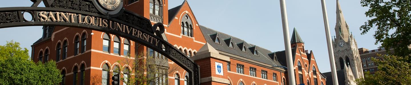 Saint Louis University banner